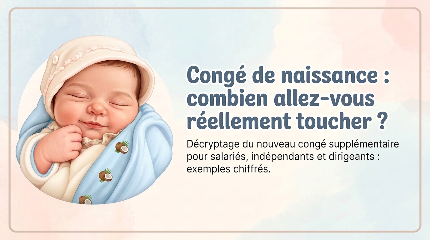 congé de naissance combien allez-vous toucher